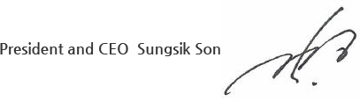President and CEO  Sungsik Son